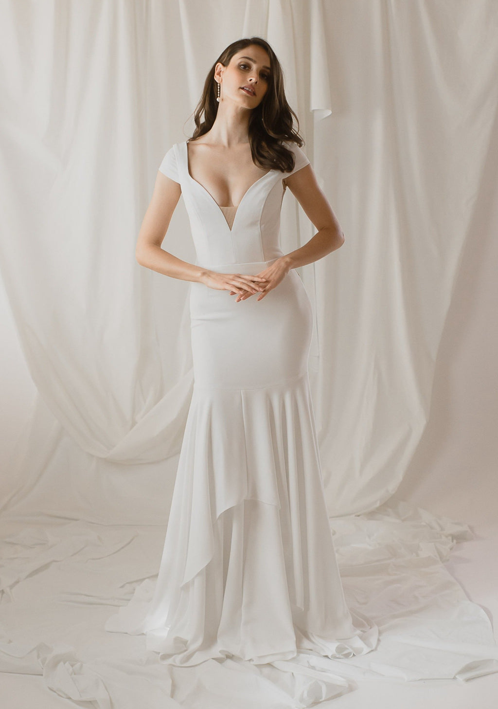 Jessica Gown • Fitted Maternity Gown • Slim Fit Maternity Gown